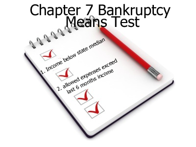 What is the Bankruptcy Means Test?