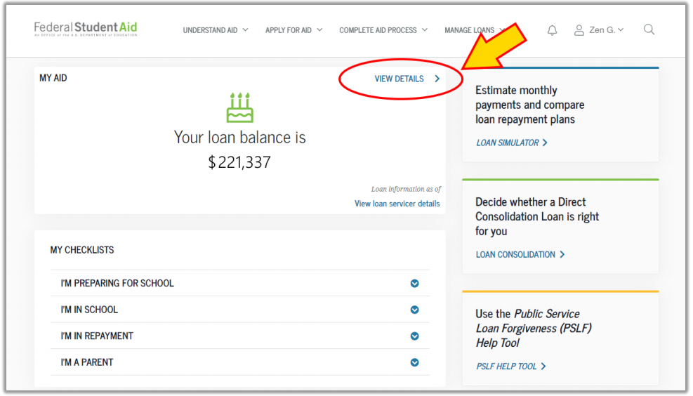 National Student Loan Data System (NSLDS) Federal Student Aid