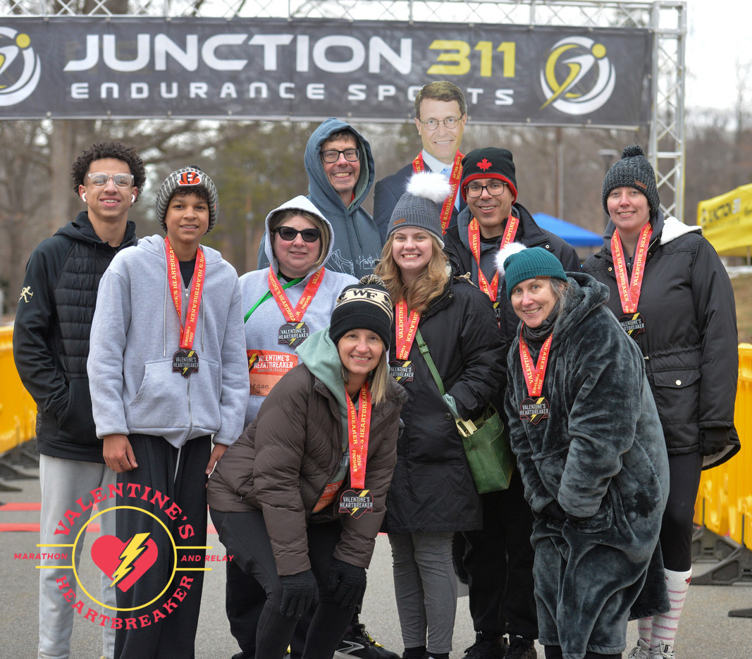Team BillsBills Runners for the Valentines Heartbreaker Marathon Greensboro NC 2026