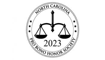 Koury Hicks 2023 North Carolina Pro Bono Honor Society