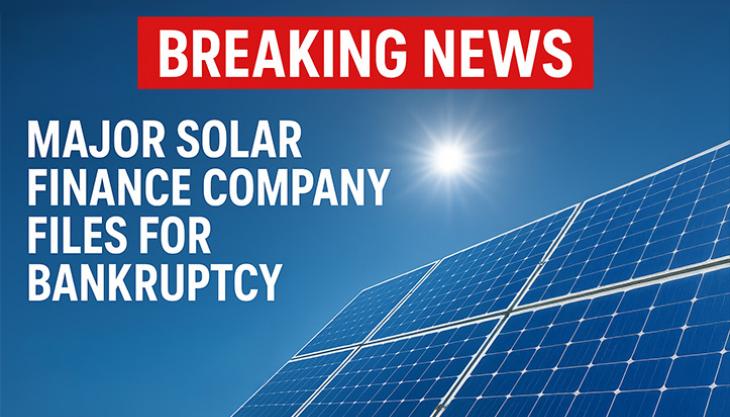 Several Prominent Solar Companies File Bankruptcy in 2025