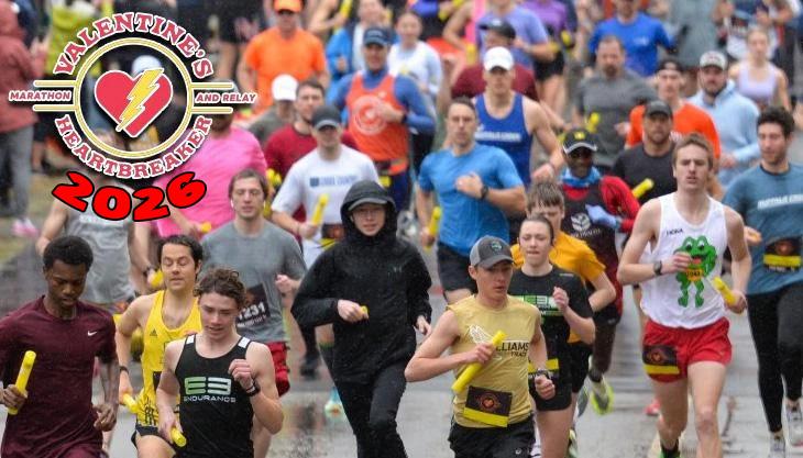 Valentine's Heartbreaker Marathon & Relay Sunday February 8, 2026 Valentine's Heartbreaker Marathon & Relay Sunday February 8, 2026